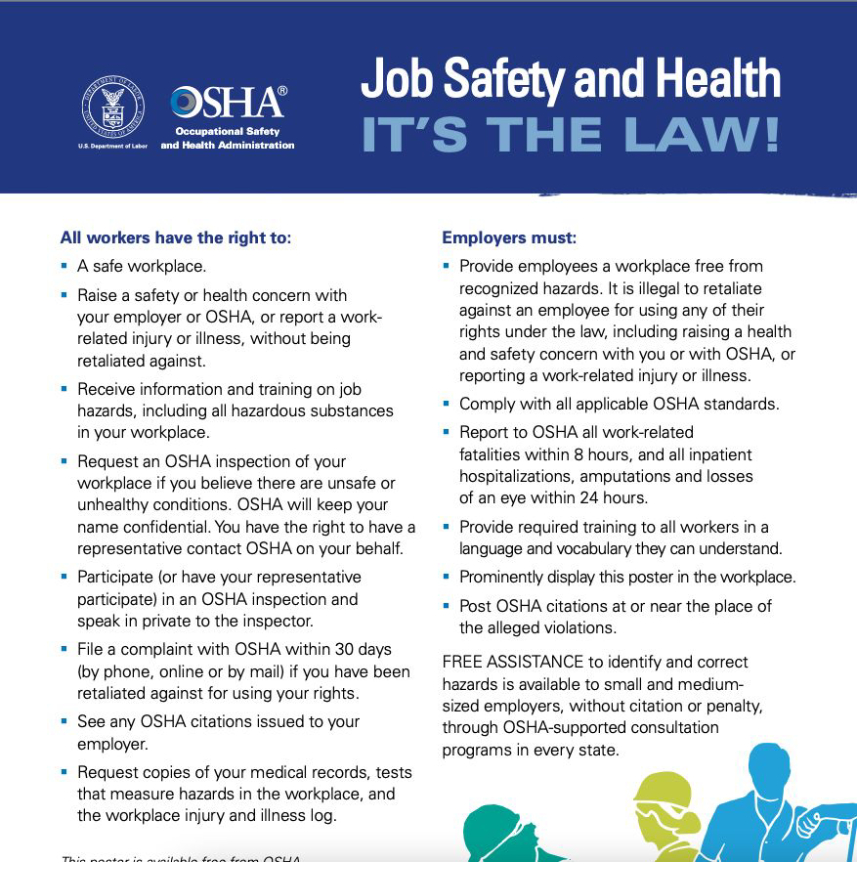 Job Safety and Health