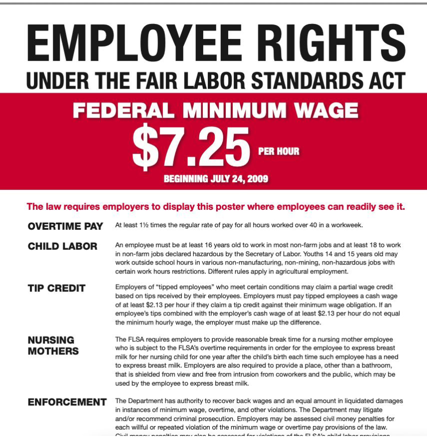 Under The Fair Labor Standards Act